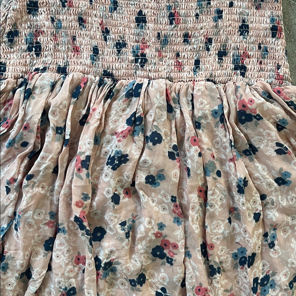 🌺 Hatch The Cosette Spring Bloom Floral Dress Size 2 Maternity Ruched Medium - Picture 6 of 11
